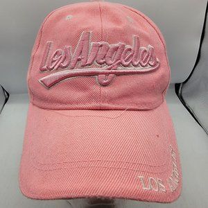 Los Angeles Adults Pink Hat Cap Lazna Casual Outdoors California Outdoors